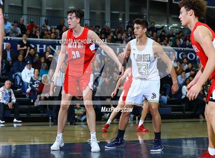 Thumbnail 2 in Mater Dei vs. St. John Bosco photogallery.