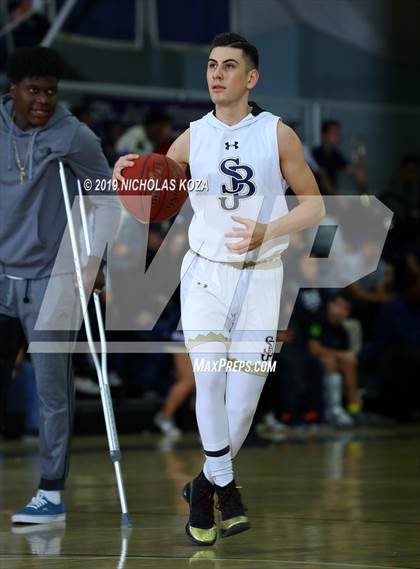 Thumbnail 1 in Mater Dei vs. St. John Bosco photogallery.