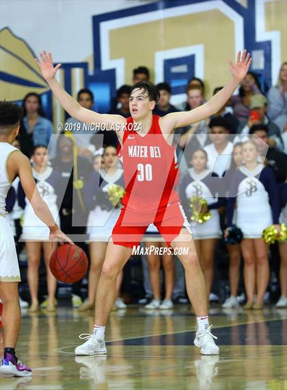 Thumbnail 1 in Mater Dei vs. St. John Bosco photogallery.