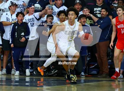 Thumbnail 3 in Mater Dei vs. St. John Bosco photogallery.