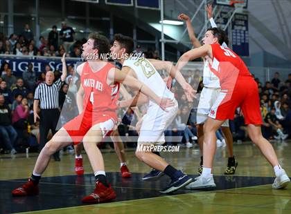 Thumbnail 3 in Mater Dei vs. St. John Bosco photogallery.