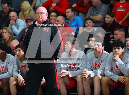 Thumbnail 1 in Mater Dei vs. St. John Bosco photogallery.