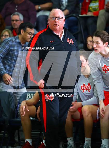 Thumbnail 2 in Mater Dei vs. St. John Bosco photogallery.
