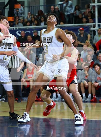 Thumbnail 1 in Mater Dei vs. St. John Bosco photogallery.