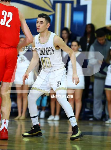 Thumbnail 1 in Mater Dei vs. St. John Bosco photogallery.