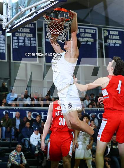 Thumbnail 1 in Mater Dei vs. St. John Bosco photogallery.