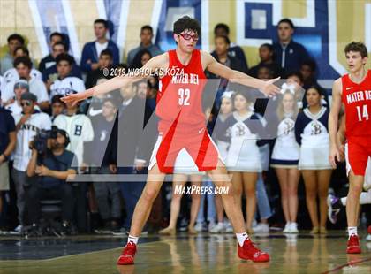 Thumbnail 3 in Mater Dei vs. St. John Bosco photogallery.