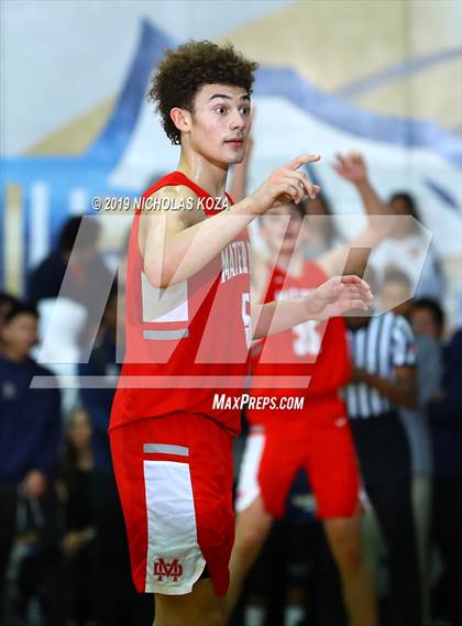 Thumbnail 2 in Mater Dei vs. St. John Bosco photogallery.