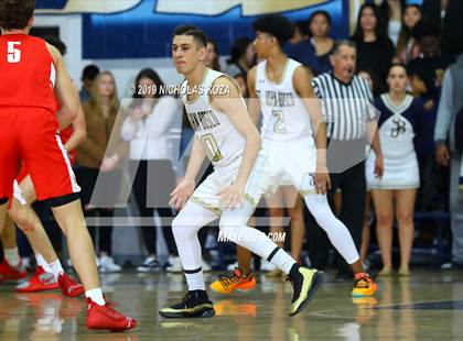 Thumbnail 2 in Mater Dei vs. St. John Bosco photogallery.