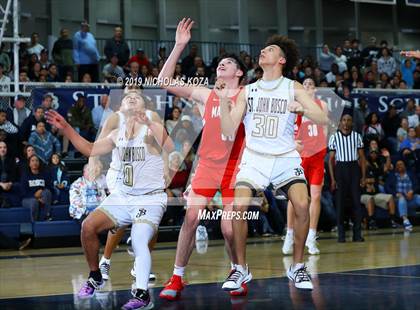 Thumbnail 3 in Mater Dei vs. St. John Bosco photogallery.