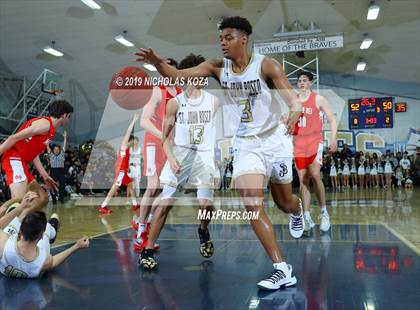 Thumbnail 1 in Mater Dei vs. St. John Bosco photogallery.