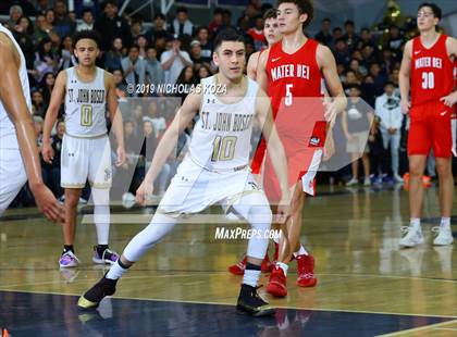 Thumbnail 2 in Mater Dei vs. St. John Bosco photogallery.