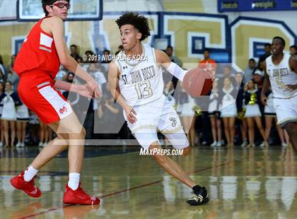 Thumbnail 1 in Mater Dei vs. St. John Bosco photogallery.