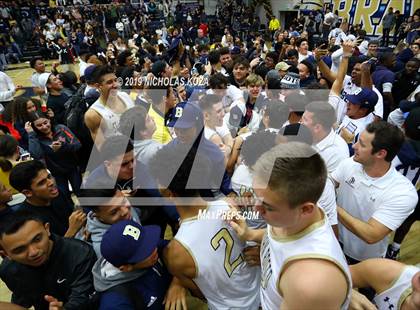 Thumbnail 3 in Mater Dei vs. St. John Bosco photogallery.