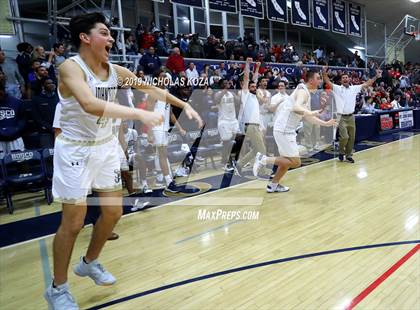 Thumbnail 2 in Mater Dei vs. St. John Bosco photogallery.