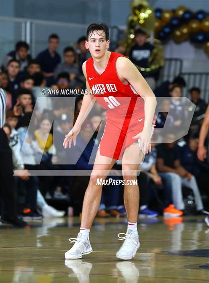 Thumbnail 1 in Mater Dei vs. St. John Bosco photogallery.