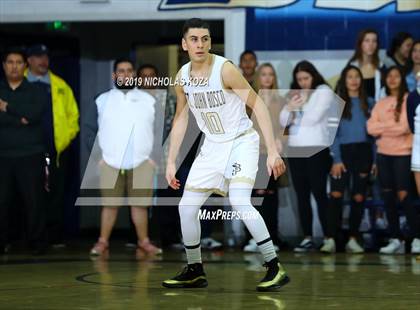 Thumbnail 1 in Mater Dei vs. St. John Bosco photogallery.