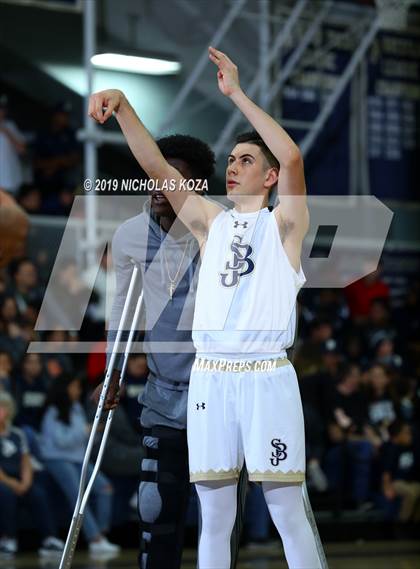 Thumbnail 3 in Mater Dei vs. St. John Bosco photogallery.