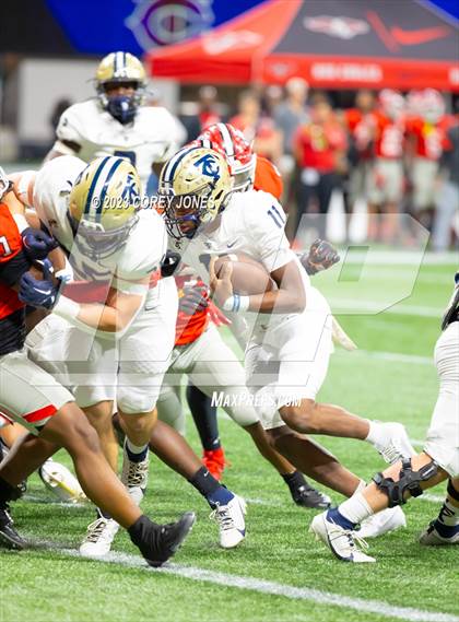 Thumbnail 3 in Thomas County Central vs Woodward Academy (GHSA 6A State Championship) photogallery.