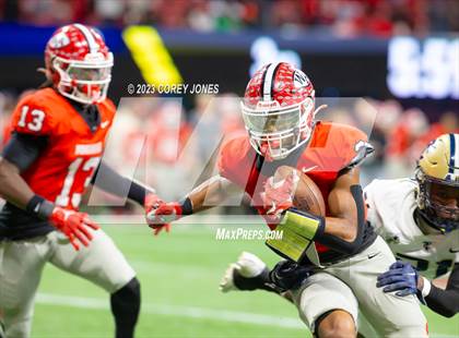 Thumbnail 3 in Thomas County Central vs Woodward Academy (GHSA 6A State Championship) photogallery.