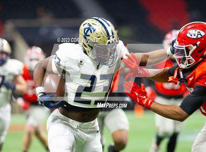 Thumbnail 3 in Thomas County Central vs Woodward Academy (GHSA 6A State Championship) photogallery.