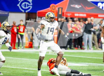 Thumbnail 2 in Thomas County Central vs Woodward Academy (GHSA 6A State Championship) photogallery.