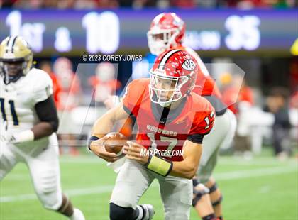 Thumbnail 3 in Thomas County Central vs Woodward Academy (GHSA 6A State Championship) photogallery.