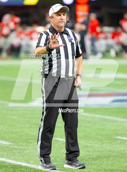 Thumbnail 1 in Thomas County Central vs Woodward Academy (GHSA 6A State Championship) photogallery.