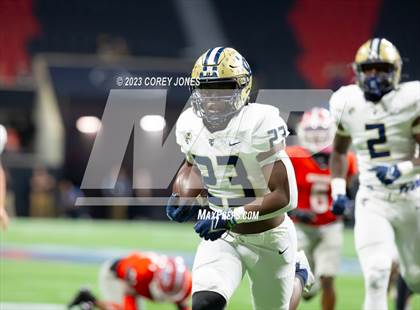 Thumbnail 3 in Thomas County Central vs Woodward Academy (GHSA 6A State Championship) photogallery.