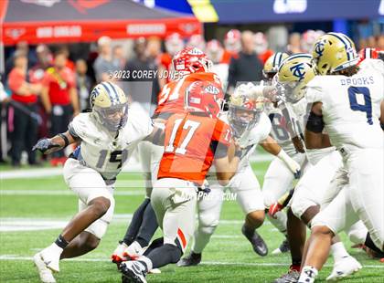 Thumbnail 2 in Thomas County Central vs Woodward Academy (GHSA 6A State Championship) photogallery.