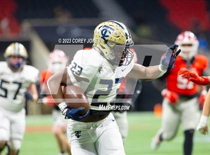 Thumbnail 2 in Thomas County Central vs Woodward Academy (GHSA 6A State Championship) photogallery.