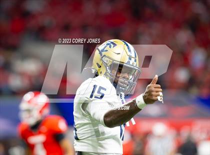 Thumbnail 2 in Thomas County Central vs Woodward Academy (GHSA 6A State Championship) photogallery.