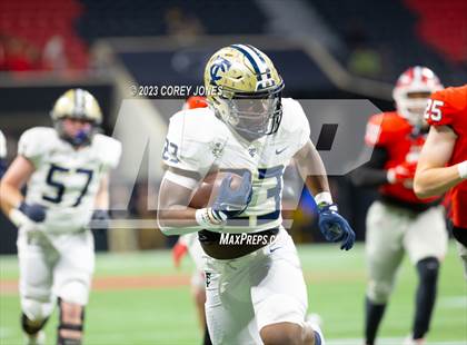 Thumbnail 1 in Thomas County Central vs Woodward Academy (GHSA 6A State Championship) photogallery.