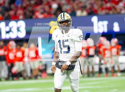 Thumbnail 1 in Thomas County Central vs Woodward Academy (GHSA 6A State Championship) photogallery.