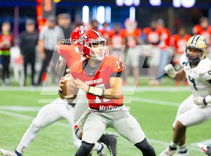 Thumbnail 1 in Thomas County Central vs Woodward Academy (GHSA 6A State Championship) photogallery.