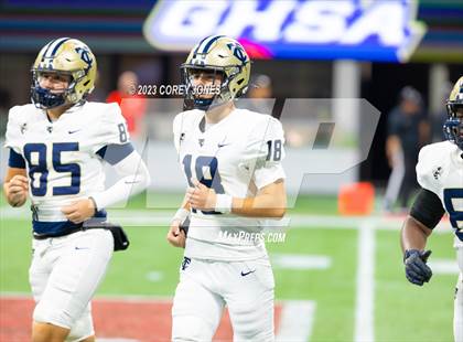 Thumbnail 3 in Thomas County Central vs Woodward Academy (GHSA 6A State Championship) photogallery.