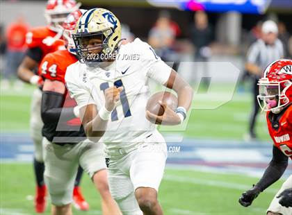 Thumbnail 3 in Thomas County Central vs Woodward Academy (GHSA 6A State Championship) photogallery.