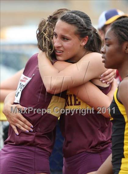 Thumbnail 1 in NYSPHSAA Track & Field Championships (Girls 400m & Relays) photogallery.