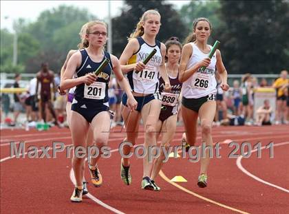 Thumbnail 2 in NYSPHSAA Track & Field Championships (Girls 400m & Relays) photogallery.