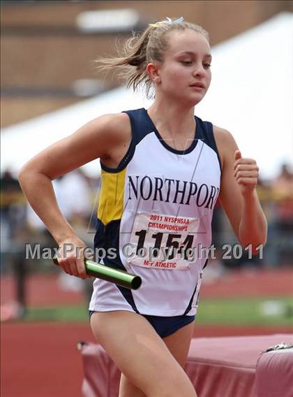 Thumbnail 2 in NYSPHSAA Track & Field Championships (Girls 400m & Relays) photogallery.