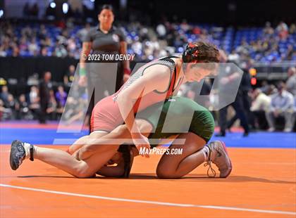 Thumbnail 3 in UIL State Championships - 5A 110lb Final photogallery.