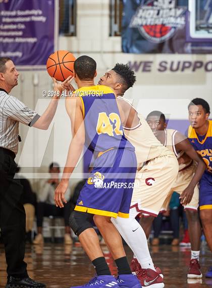 Thumbnail 1 in Cannon vs. Word of God Christian Academy (John Wall Holiday Invitational) photogallery.