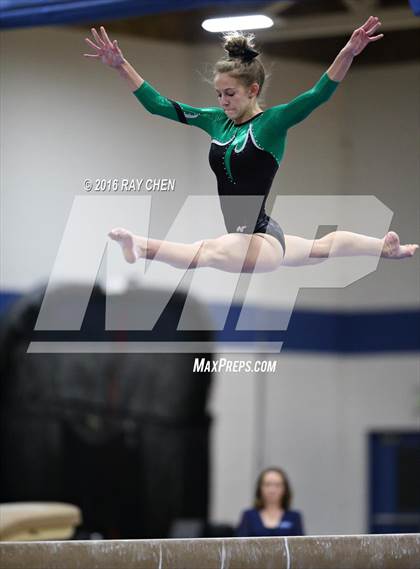 Thumbnail 1 in CHSAA Gymnastics (4A and 5A Individual Finals) photogallery.