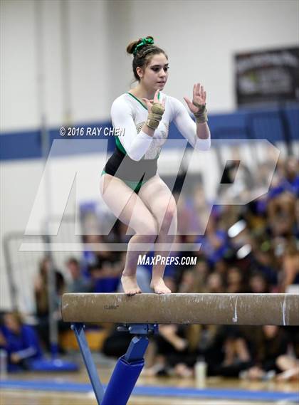 Thumbnail 1 in CHSAA Gymnastics (4A and 5A Individual Finals) photogallery.