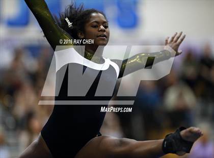 Thumbnail 1 in CHSAA Gymnastics (4A and 5A Individual Finals) photogallery.