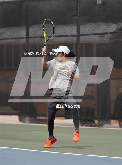 Thumbnail 2 in Rouse vs Jordan (UIL 5A Girls Singles State Quarterfinal) photogallery.