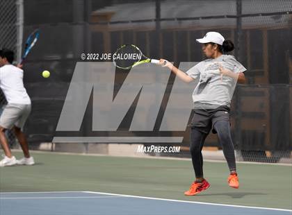Thumbnail 3 in Rouse vs Jordan (UIL 5A Girls Singles State Quarterfinal) photogallery.