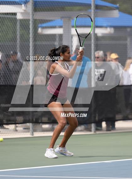 Thumbnail 2 in Rouse vs Jordan (UIL 5A Girls Singles State Quarterfinal) photogallery.