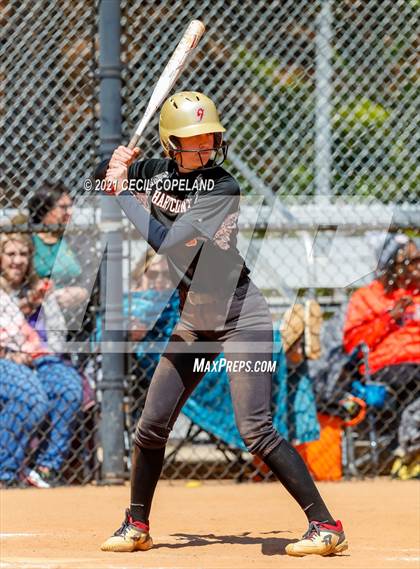 Thumbnail 3 in Hart County vs West Laurens (GHSA Slow Pitch Semifinal) photogallery.