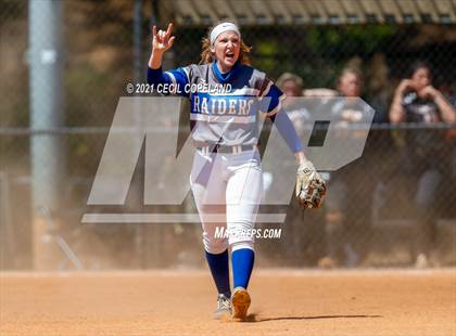Thumbnail 2 in Hart County vs West Laurens (GHSA Slow Pitch Semifinal) photogallery.